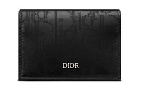 DIOR Leather Card Set Card Holder Men's Black
