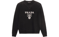 PRADA Intarsia Logo Knitted Jumper