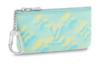 LOUIS VUITTON Key Pouch Vert D'eau Green