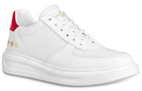 LOUIS VUITTON Beverly Hills Casual Shoes Men Low-Top White/Red
