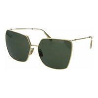 CELINE Metal Irregular Shape Sunglasses Women's Gold