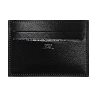 HERMES Citizen Twill Evercolor Calfskin Card Holder Men's Black