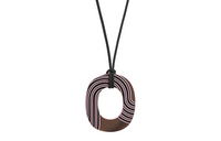 HERMES Lacquer Necklaces Women's Brown