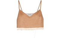 MIU MIU Camisoles Women's Camel Brown