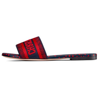 DIOR Dway Slide Slippers Women's Marine Blue/Red