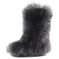 CHANEL Ankle Boots 5cm Women's Gray