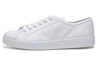 PRADA Low Top Skateboard Shoes Men's White