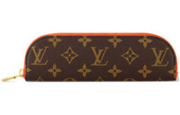 LOUIS VUITTON Coated Canvas Storage Bag Women's Orange Color Blocking Pink