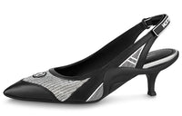 LOUIS VUITTON Archlight Slim Heel High Heels Women's Gray