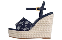 LOUIS VUITTON Strap Sandals 8.5cm Women's Blue
