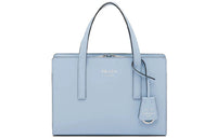 PRADA Re-Edition Leather Shoulder Bag Crossbody Bag Handbag Mini Women's Sky Blue