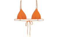 SAINT LAURENT Chain Triangle Bikini Top
