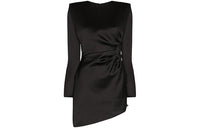 SAINT LAURENT Long-Sleeved Dresses Women's Black