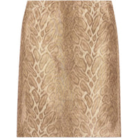 CELINE SS25 Casual Long Skirt Women's Gray Beige