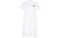 PRADA Short-Sleeved Dresses Women's White