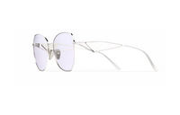 PRADA Irregular Shape Sunglasses Women's Silver