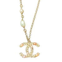 CHANEL Necklaces Women's Gold
