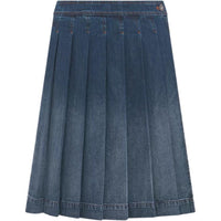 DIOR Pleated Denim Skirt