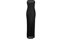 SAINT LAURENT Strapless Maxi Dress