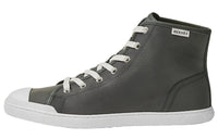 HERMES Canvas Shoes Men High-Top Black