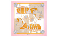HERMES Silk Scarves Women's Pink