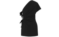 SAINT LAURENT Short-Sleeved Dresses Women's Black
