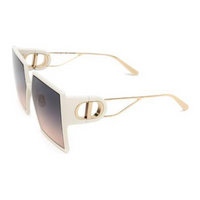 DIOR Acetate Butterfly Sunglasses Women's Gold