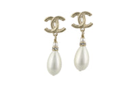 CHANEL Earrings Women's Gold