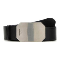 MIU MIU - Leather Belts Women's Black -