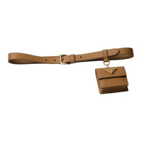 PRADA Leather Belts Women's Brown