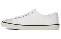 CELINE Blank Canvas Low Lace Up Sneaker Off White Women's