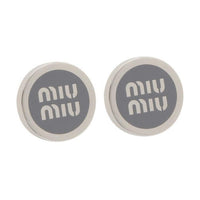 MIU MIU Metal Earrings Women's Silver