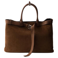 PRADA Calfskin One Shoulder Handbags Men's Brown