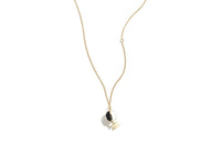 CHANEL Rhinestone Metal Crystal Resin Necklaces Women's Gold
