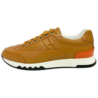 HERMES Low-Top Casual Shoes Men's Brown