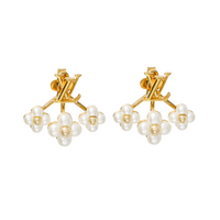 LOUIS VUITTON Lv Floragram Earrings