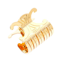 CELINE Gold-Plated Hair Clips Women's Gold
