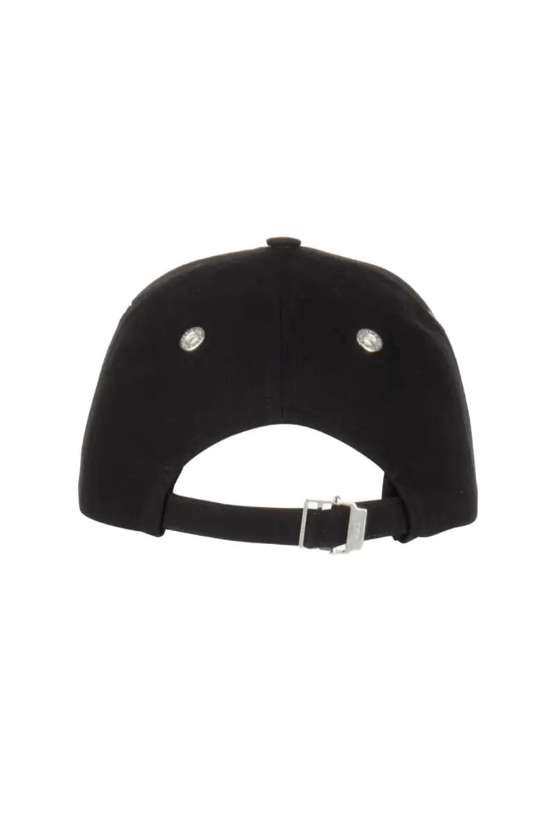 AMI SS26 Ami De Coeur Cotton Gabardine Cap 'Black' UCP265-AW0041-001