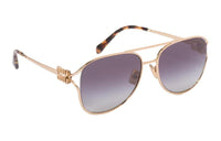 MIU MIU Irregular Shape Sunglasses Women's Gold