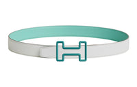 HERMES Leather Belts Men White