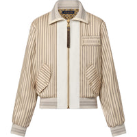 LOUIS VUITTON Reversible Neverfull Stripes Bomber Jacket