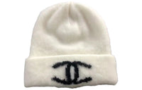 CHANEL Beanies Women's White