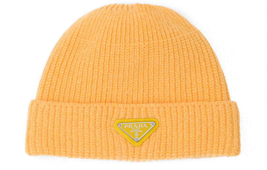 PRADA Beanies Men Yellow
