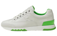 HERMES Trail Low Top Casual Shoes Men's White Green