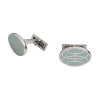 HERMES - Cufflinks Unisex Blue/Peacock Stone Color/Sapphire Color/Black
