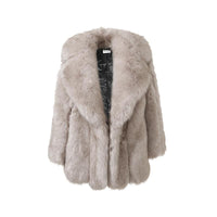 SAINT LAURENT Fur Women's Greige