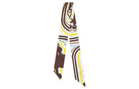 HERMES Silk Scarves Women's Brown