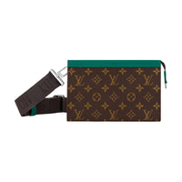 LOUIS VUITTON Gaston Coated Canvas Wallet Men's Borneo Green