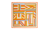 HERMES Silk Scarves Women's Orange