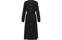 LOUIS VUITTON Pleated Dress With Monogram Flower